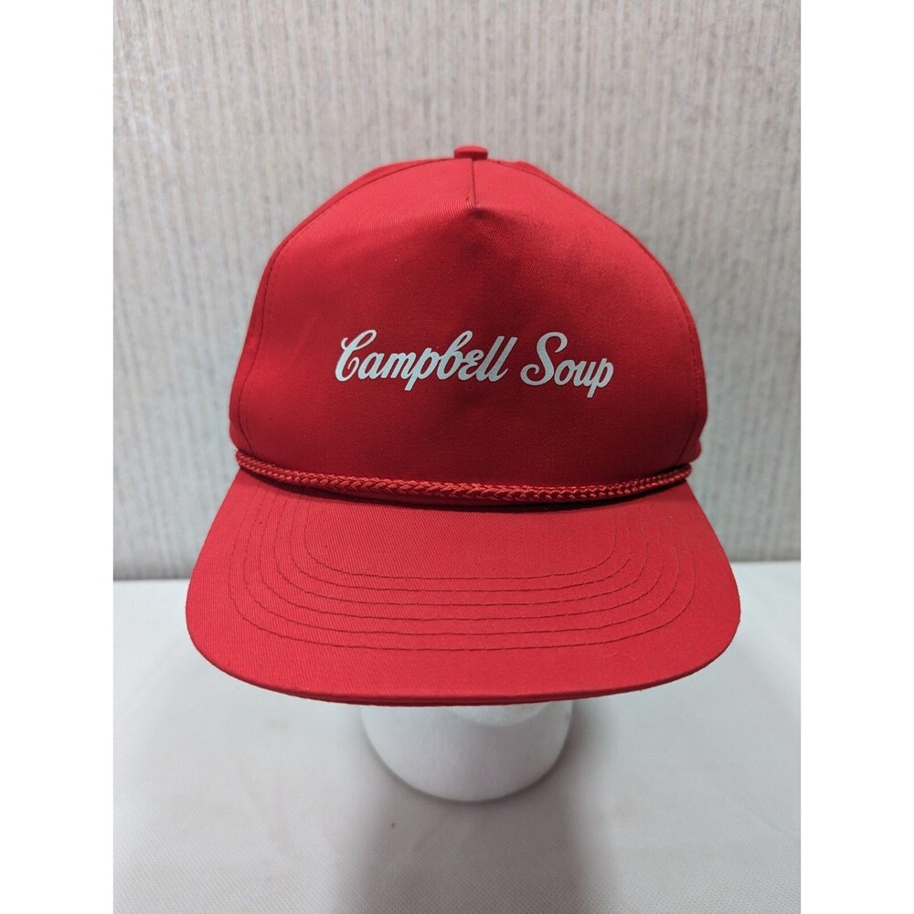 Campbell Soup Red Snapback Hat Cap